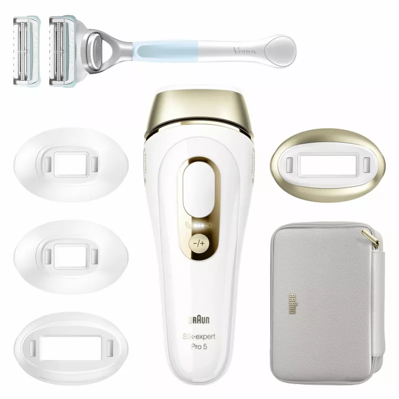 Braun Silk-expert Pro PL5356 voimakas pulssivalo (IPL) kulta, valkoinen