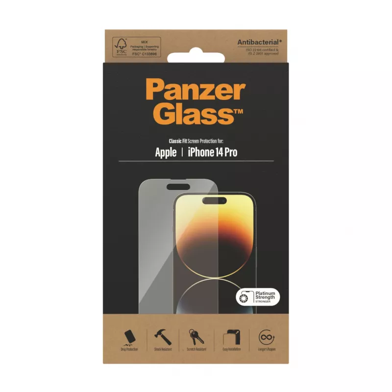 PanzerGlass näytönsuojakalvo Apple iPhone 14 Pro Classic Fit