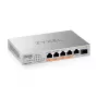 Zyxel XMG-105HP hallitsematon 2.5G Ethernet (100/1000/2500) Power over Ethernet (PoE) hopea