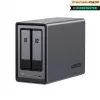 Ugreen NASync DXP2800 NAS-järjestelmä 2-Bay kompakti Intel® N N100 8 GB DDR5 0 TB UGOS Pro musta