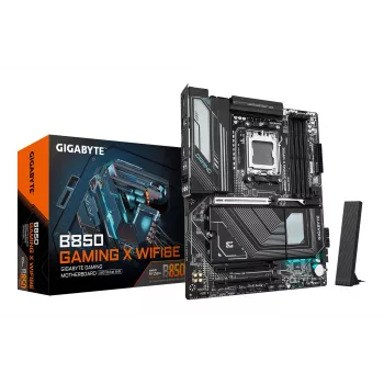 GIGABYTE B850 GAMING X WIFI6E emolevy - AMD Ryzen 9000 Series CPU:t, 12+2+2 vaihetta digitaalinen VRM, jopa 8200MHz DDR5 (OC), 1xPCIe 5.0 + 2xPCIe 4.0 M.2, 2.5LAN, WIFI 6E, USB 3.2 Gen 2x2