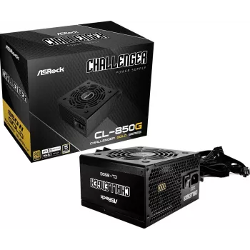 ASROCK virtalähde Challenger Cl-850g 850w 80+ Gold musta ATX