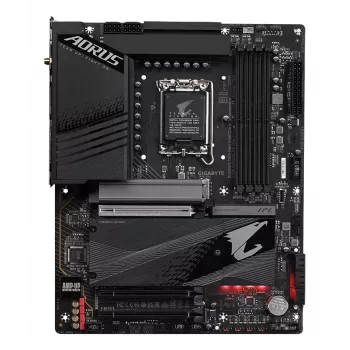 GIGABYTE Z790 AORUS ELITE AX emolevy - tukee Intel Core 14. sukupolvea, 16*+2+1 vaihetta digitaalinen VRM, jopa 7600 MHz DDR5 (OC), 4x PCIe 4.0 M.2, Wi-Fi 6E, 2,5 GbE LAN, USB 3.2 Gen 2x2