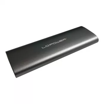 LC-POWER M.2 SSD-kotelo (NVMe & SATA), USB 3.2 Gen.2x1, antrasiitti - Lc-m2-c-multi-2