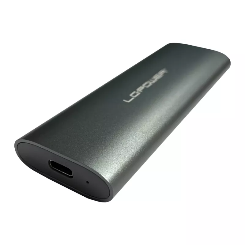 LC-POWER M.2 SSD-kotelo (NVMe & SATA), USB 3.2 Gen.2x1, antrasiitti - Lc-m2-c-multi-2