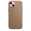 Apple FineWoven -kotelo MagSafe-yhteensopiva iPhone 15 Plus taupe