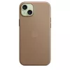Apple FineWoven -kotelo MagSafe-yhteensopiva iPhone 15 Plus taupe