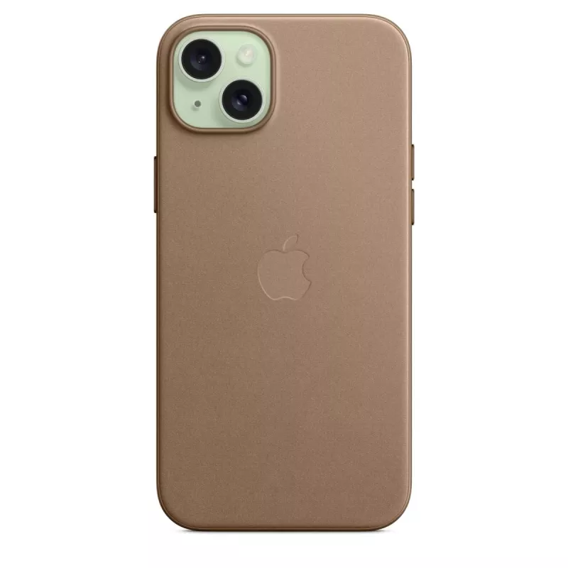 Apple FineWoven -kotelo MagSafe-yhteensopiva iPhone 15 Plus taupe