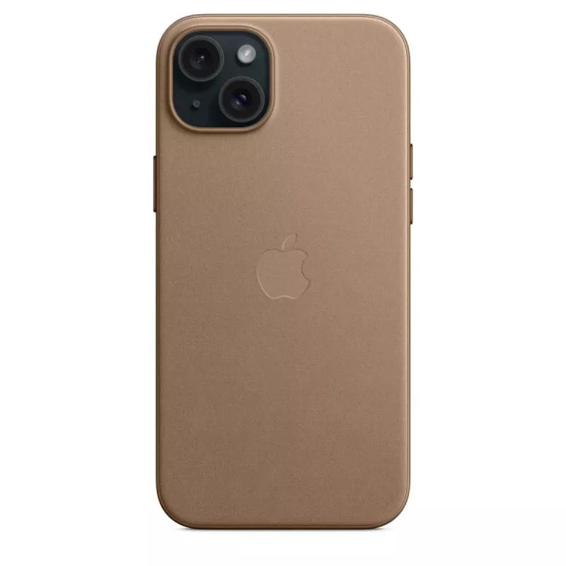 Apple FineWoven -kotelo MagSafe-yhteensopiva iPhone 15 Plus taupe