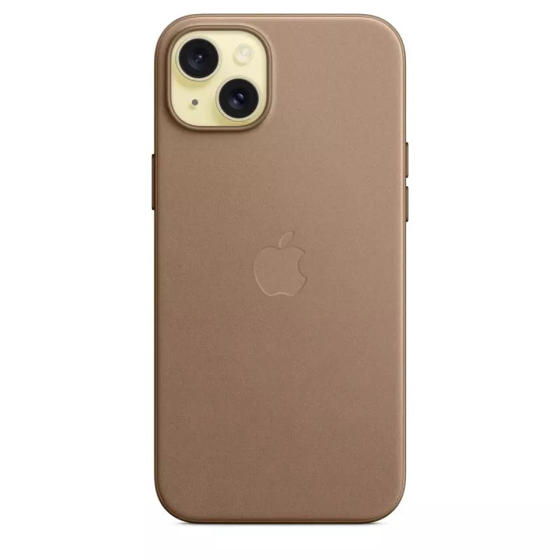 Apple FineWoven -kotelo MagSafe-yhteensopiva iPhone 15 Plus taupe