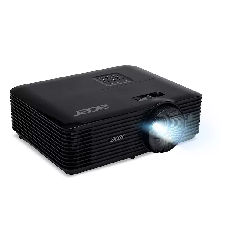 Projektori Acer X129H 4800 ANSI lumenia DLP XGA 3D musta