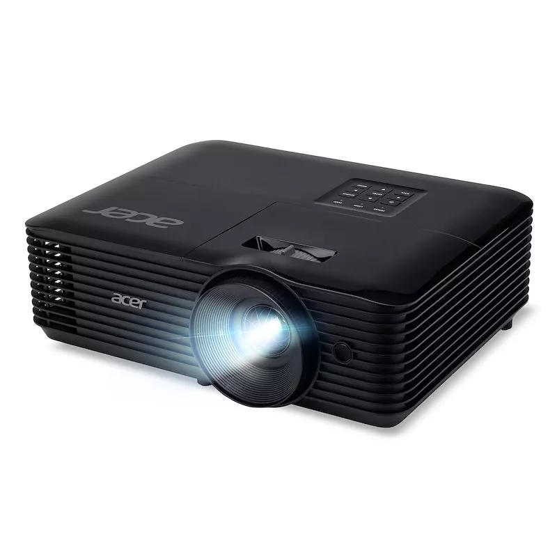 Projektori Acer X129H 4800 ANSI lumenia DLP XGA 3D musta