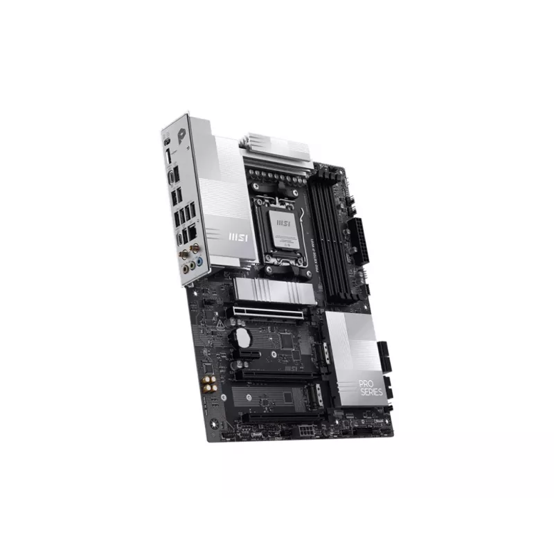 Emolevy MSI PRO X870E-P WIFI ATX — AMD X870E, AM5-kanta, DDR5, 4 DIMM, Wi‑Fi 7, 3× M.2, HDMI 2.1