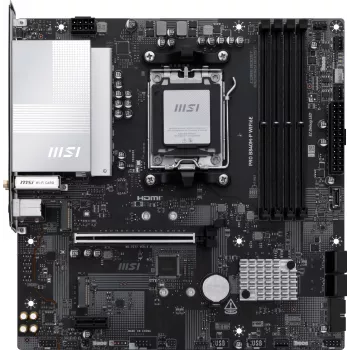 MSI PRO B840M-P WIFI6E emolevy AMD B840 AM5-kanta micro ATX