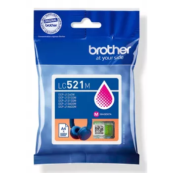 Brother LC521M alkuperäinen mustepatruuna – magenta