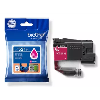 Brother LC521M alkuperäinen mustepatruuna – magenta