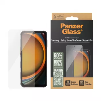 PanzerGlass ® näytönsuojakalvo Samsung Galaxy Xcover7 Pro | Xcover7 | Xcover6 Pro | Ultra-Wide Fit