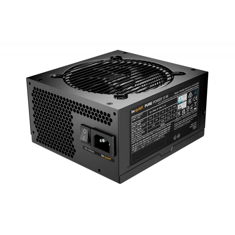 be quiet! Pure Power 13 M | 550W virtalähde 20+4 pin ATX ATX musta