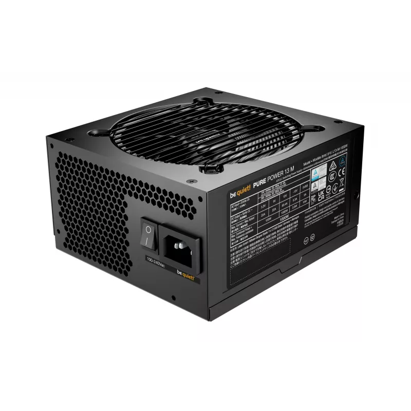 be quiet Pure Power 13 M | 1000W virtalähde 20+4 pin ATX ATX musta
