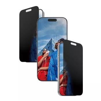 PanzerGlass ® 2-Way Privacy näytönsuoja iPhone 17 | iPhone 16 Pro | Ultra-Wide Fit EasyAlignerilla