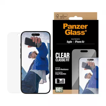 PanzerGlass® näytönsuojakalvo iPhone Air | Classic Fit EasyAlignerilla