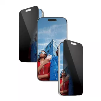 PanzerGlass ® 2-Way Privacy näytönsuoja iPhone 17 Pro | Ultra-Wide Fit EasyAlignerilla