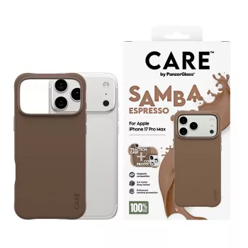 PanzerGlass CARE™ by ® Samba Case Espresso MagSafe-yhteensopiva iPhone 17 Pro Max