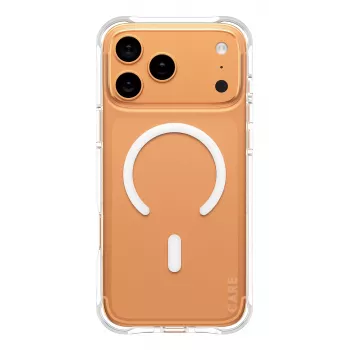 PanzerGlass CARE™ by ® Samba Case läpinäkyvä valkoisella MagSafe iPhone 17 Pro Max
