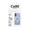 Suojakotelo PanzerGlass CARE by Fashionable Case Samba läpinäkyvä valkoisella MagSafe iPhone 17