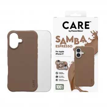 PanzerGlass CARE™ by ® Samba Case Espresso MagSafe-yhteensopiva iPhone 17