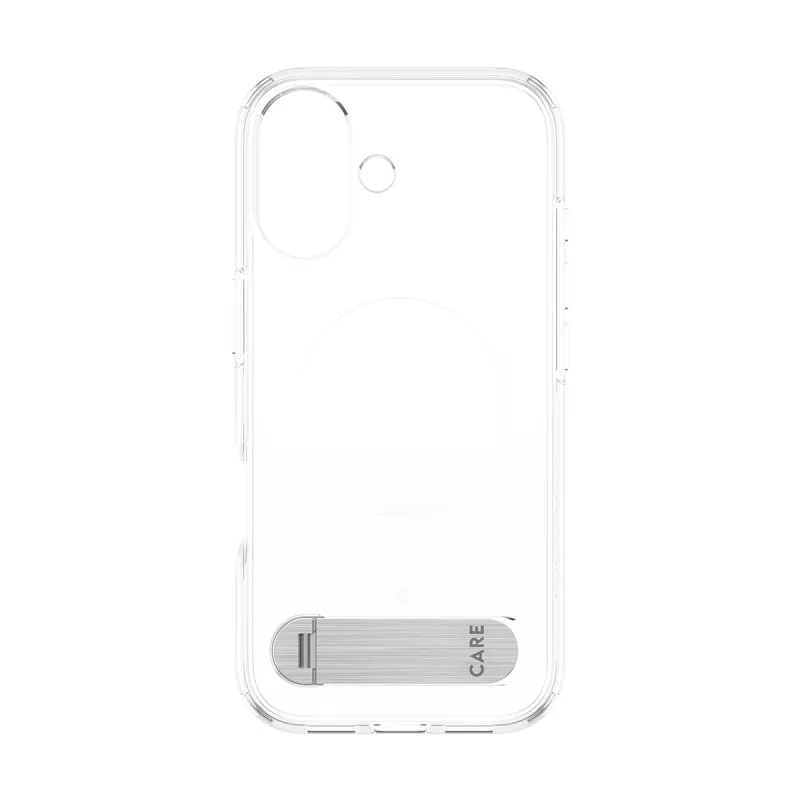 PanzerGlass CARE by Feature kotelo, läpinäkyvä, Kickstand & MagSafe, iPhone 17