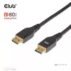 Club 3D CAC-1094 DisplayPort 2.1 VESA DP80 -sertifioitu kaapeli 8K 240 Hz, 2 m (6,56 jalkaa), musta