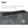 Telakointiasema club 3d CSV-2541 USB-C HDMI- ja DisplayPort-lähdöillä