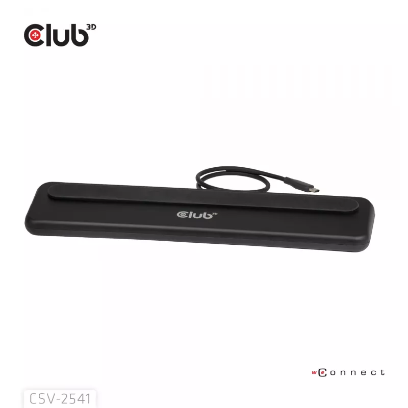 Telakointiasema club 3d CSV-2541 USB-C HDMI- ja DisplayPort-lähdöillä