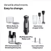 Braun MultiQuick 5 Pro MQ55755M sauvasekoitin 1000 W, 25+1 nopeutta, metallijalka, mittakannu, vispilä, musta