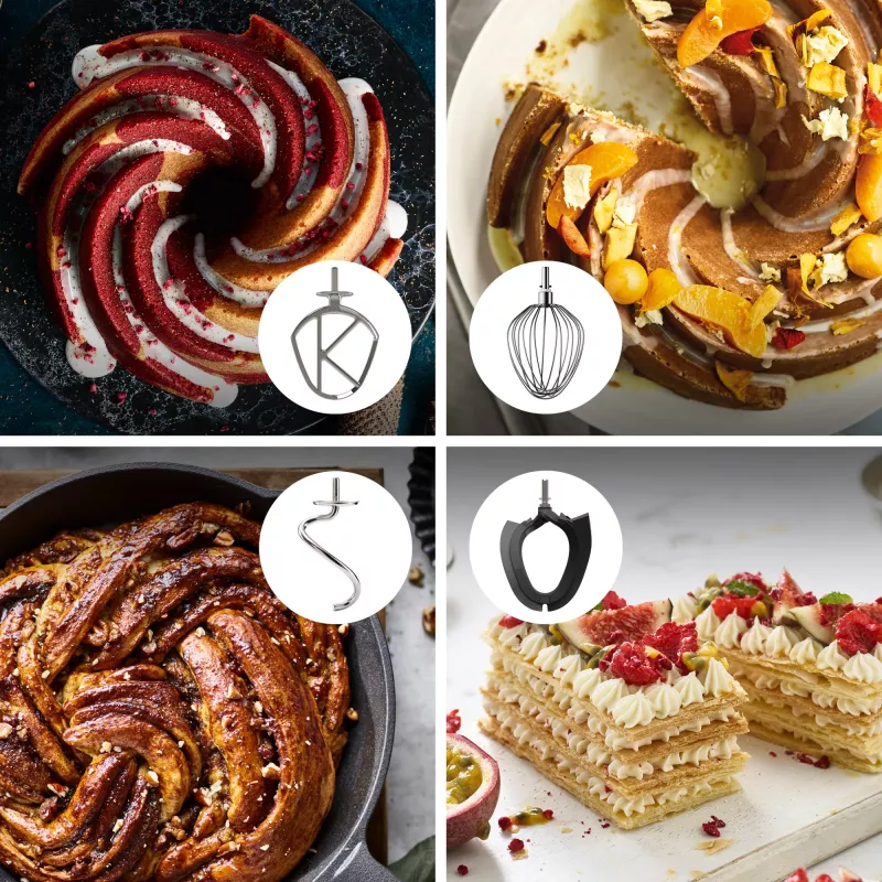 Kenwood Titanium Chef Baker XL yleiskone 1200 W 7 L ruostumaton teräs