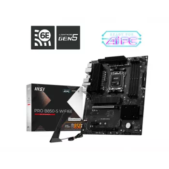 MSI PRO B850-S WIFI6E emolevy AMD B850 Socket AM5 ATX