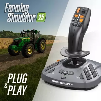 Thrustmaster SimTask FarmStick musta lentotikku analoginen / digitaalinen PC, PlayStation 5