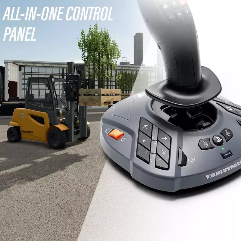 Thrustmaster SimTask FarmStick musta lentotikku analoginen / digitaalinen PC, PlayStation 5