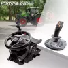 Thrustmaster SimTask FarmStick musta lentotikku analoginen / digitaalinen PC, PlayStation 5