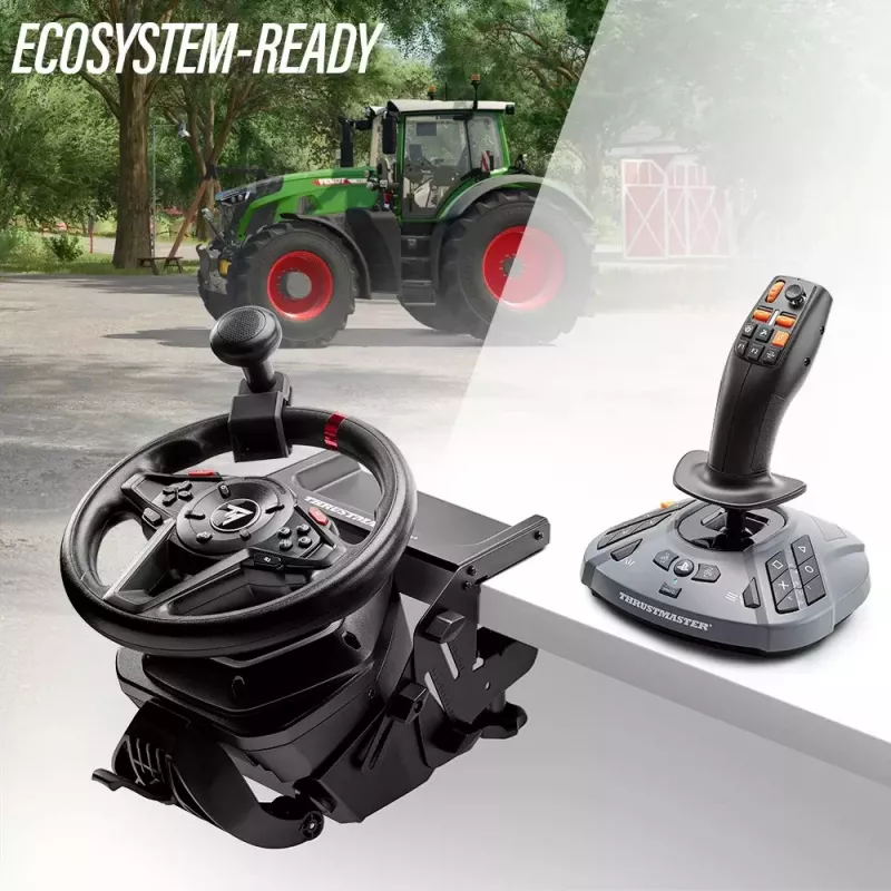 Thrustmaster SimTask FarmStick musta lentotikku analoginen / digitaalinen PC, PlayStation 5