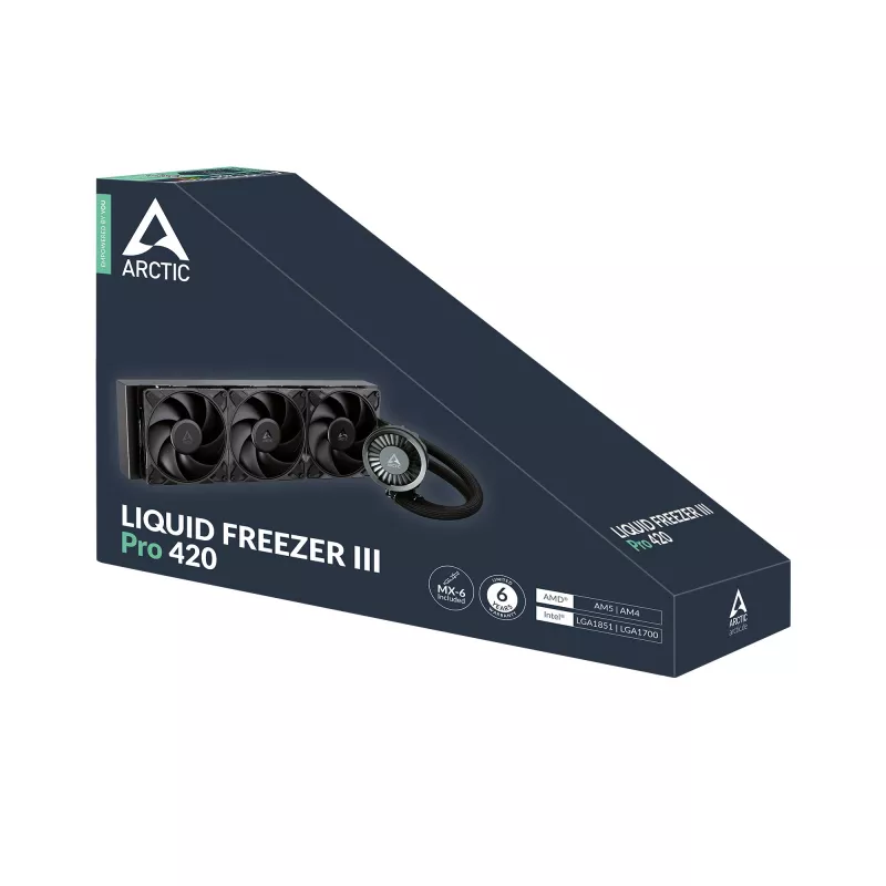 ARCTIC Liquid Freezer III Pro 420 - moniyhteensopiva All-in-One CPU-vesijäähdytin