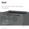 CLUB3D CSV-2553 USB-keskitin USB Type-C 5000 Mbit/s musta