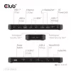 Telakointiasema CLUB 3D 14-1 USB-C Quad Display USB4 2× USB 2.0-liitännällä