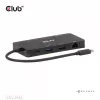 CLUB3D 9-1 Dual HDMI™ USB-C® keskitin PD3.0 100W