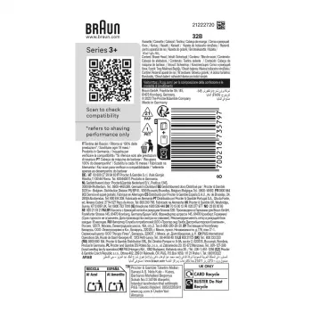 Braun Series 3 Combipack 32B partakoneen terä