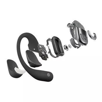 SHOKZ OpenFit 2+ kuulokkeet langattomat korvakoukut, in-ear puhelut/musiikki Bluetooth musta