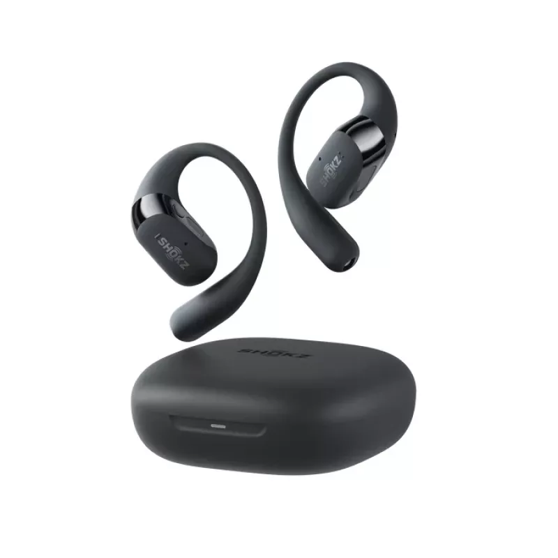 SHOKZ OpenFit 2+ kuulokkeet langattomat korvakoukut, in-ear puhelut/musiikki Bluetooth musta
