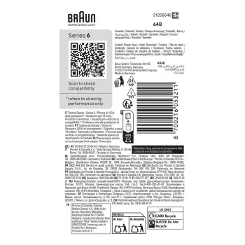 Braun, Series 6 - ajopään varaosa