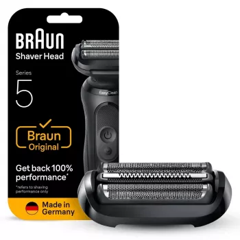 Leikkuupää BRAUN Series 5 54 B — 1 varapää, musta ruostumaton teräs